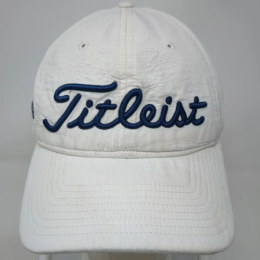Titleist Baseball Cap White One Size Woodstone Golf Club Embroidered Logo Hat